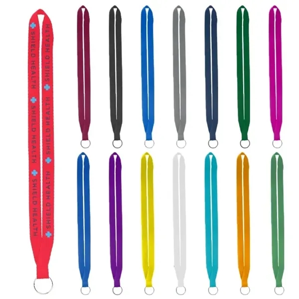 Enhance your event w. 3/4" screen-printed lanyards: vibrant colors, 100% polyester,... from ASI 67557 LimeLight Ent