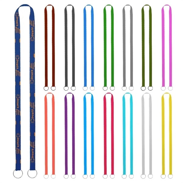 Introduce versatile 1/2" screen-printed lanyards with double clips. Soft yet sturdy... from ASI 67557 LimeLight Ent