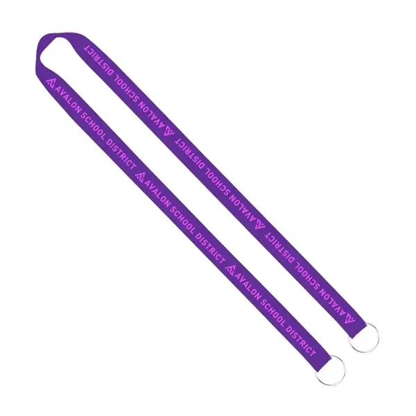 Upgrade your brand with 3/4" screen-printed lanyards: double clips, durable polyester,... from ASI 67557 LimeLight Ent