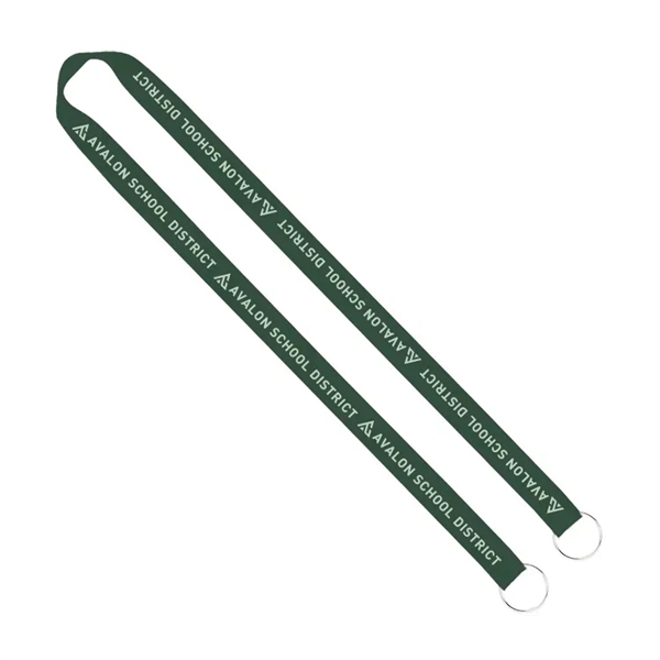 Upgrade your brand with 3/4" screen-printed lanyards: double clips, durable polyester,... from ASI 67557 LimeLight Ent