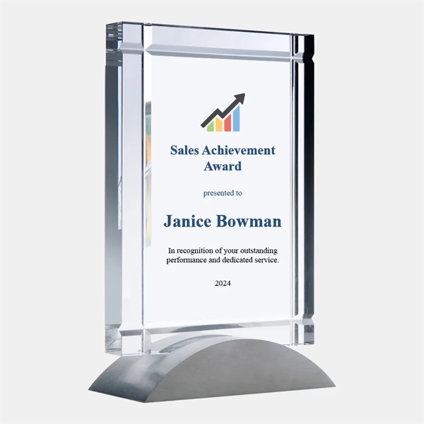 Honor corporate excellence and celebrate milestone achievements with this Color Imprinted... from ASI 47791 Best Deal Awards