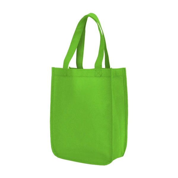 9" x 11.5" x 4" shopper tote made of non-woven polypropylene... from ASI 37980 Bagworld