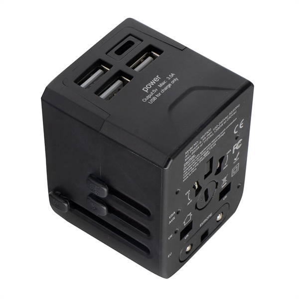 Covers more than 150 countries with US/EU/UK/AU Plugs.... from ASI 63698 Justin Case®