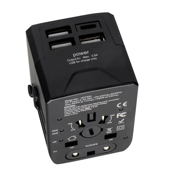 Covers more than 150 countries with US/EU/UK/AU Plugs.... from ASI 63698 Justin Case®