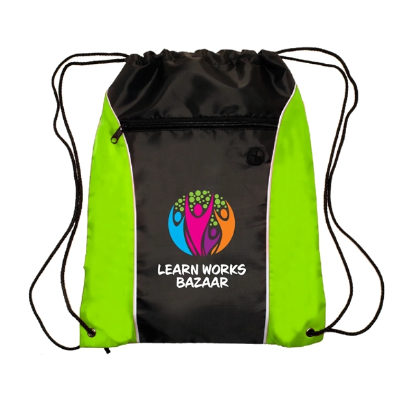Be extra flashy with the COLOR FLASH DRAWSTRING BACKPACK. Made out... from ASI 62088 IDProductsource