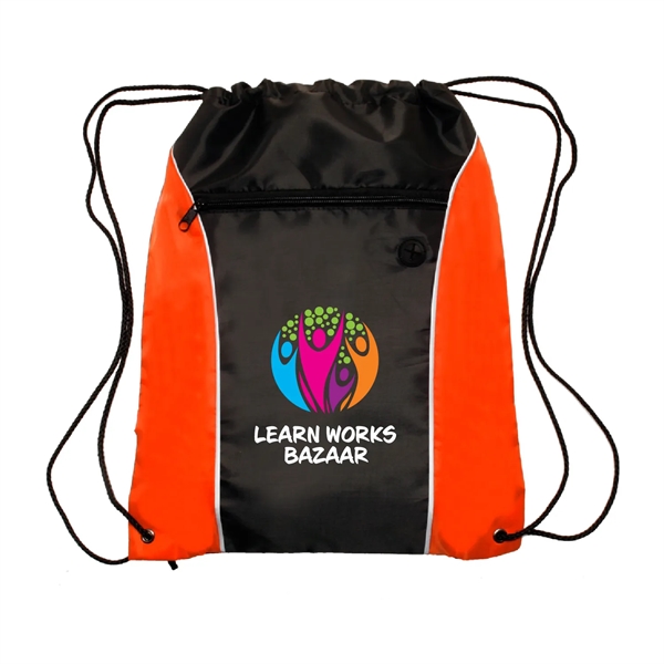 Be extra flashy with the COLOR FLASH DRAWSTRING BACKPACK. Made out... from ASI 62088 IDProductsource