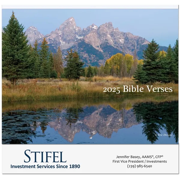 12 month wall calendar featuring scenic photos and inspirational scriptures.... from ASI 50873 Drum-Line / Drum-line Inc