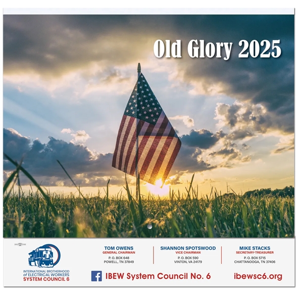 12 month wall calendar featuring photos of the American Flag.... from ASI 50873 Drum-Line / Drum-line Inc