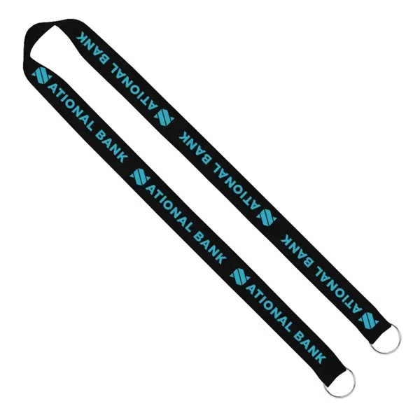 Boost your brand with 1" screen-printed lanyards: double clips, durable 100%... from ASI 67557 LimeLight Ent