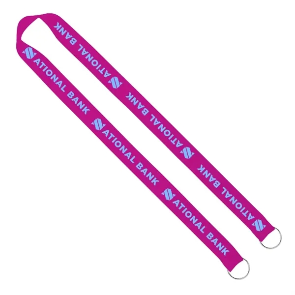 Boost your brand with 1" screen-printed lanyards: double clips, durable 100%... from ASI 67557 LimeLight Ent