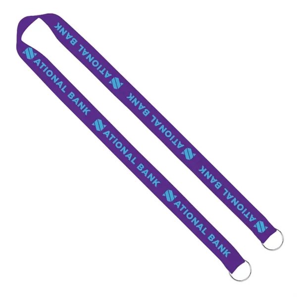 Boost your brand with 1" screen-printed lanyards: double clips, durable 100%... from ASI 67557 LimeLight Ent