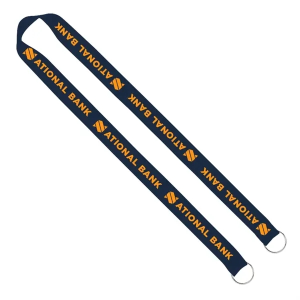 Boost your brand with 1" screen-printed lanyards: double clips, durable 100%... from ASI 67557 LimeLight Ent