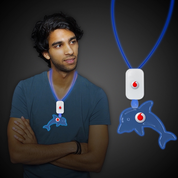 Extra large necklace with an assortment of LED color and your... from ASI 42016 Brighter Promotions Inc