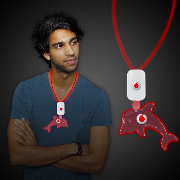 Extra large necklace with an assortment of LED color and your... from ASI 42016 Brighter Promotions Inc