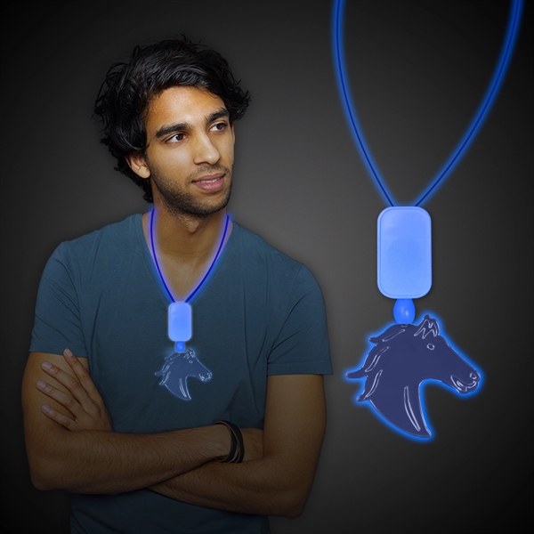 Extra large necklace with an assortment of LED color and your... from ASI 42016 Brighter Promotions Inc