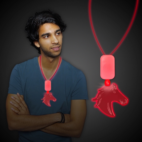 Extra large necklace with an assortment of LED color and your... from ASI 42016 Brighter Promotions Inc