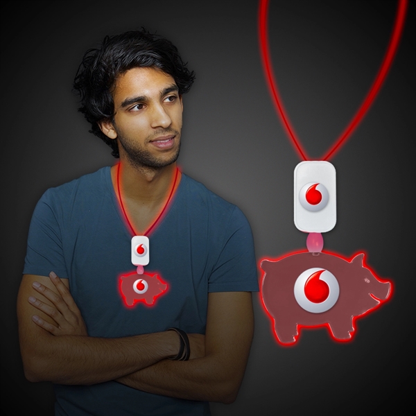 Extra large necklace with an assortment of LED color and your... from ASI 42016 Brighter Promotions Inc