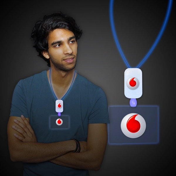 Extra large necklace with an assortment of LED color and your... from ASI 42016 Brighter Promotions Inc