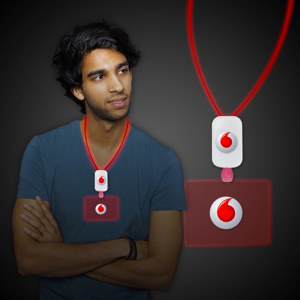 Extra large necklace with an assortment of LED color and your... from ASI 42016 Brighter Promotions Inc