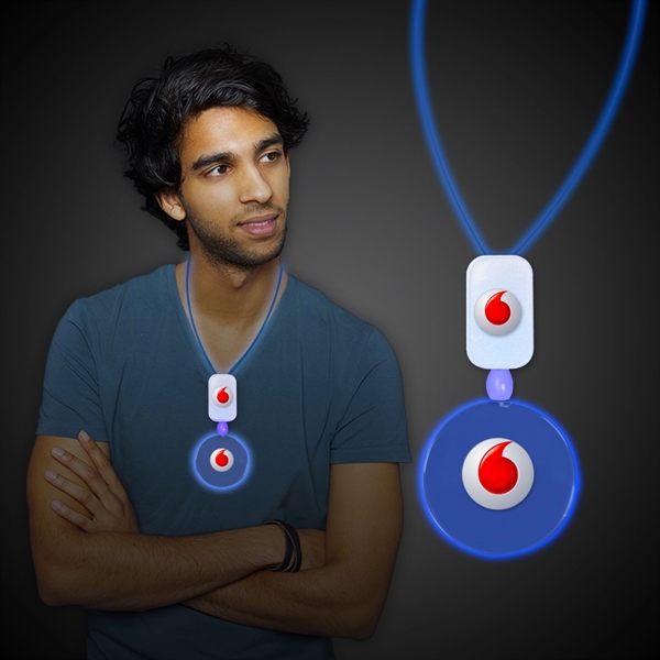 Extra large necklace with an assortment of LED color and your... from ASI 42016 Brighter Promotions Inc