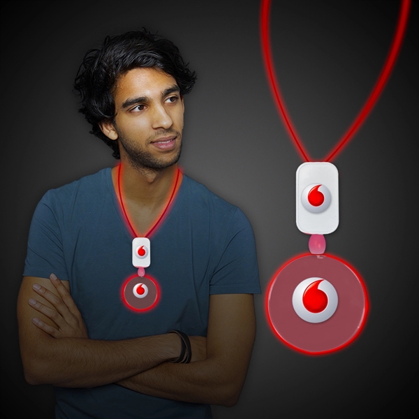 Extra large necklace with an assortment of LED color and your... from ASI 42016 Brighter Promotions Inc