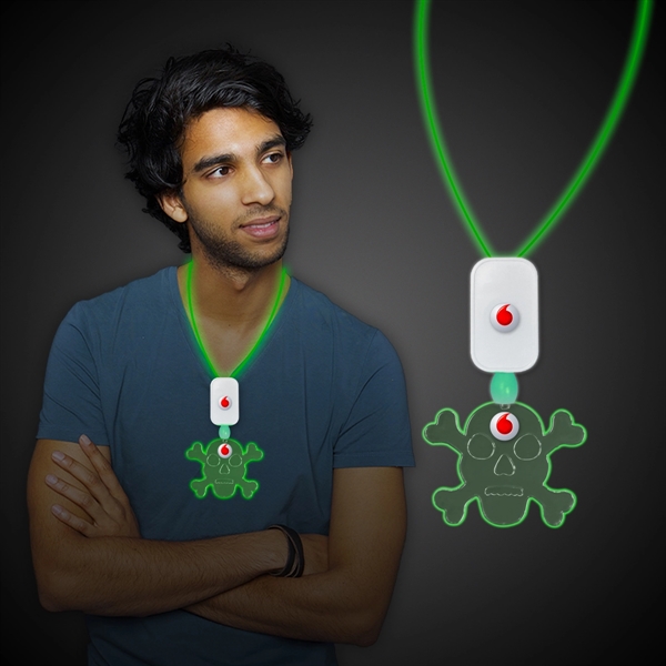 Extra large necklace with an assortment of LED color and your... from ASI 42016 Brighter Promotions Inc