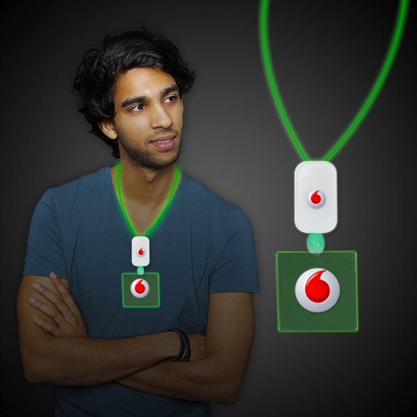 Extra large necklace with an assortment of LED color and your... from ASI 42016 Brighter Promotions Inc