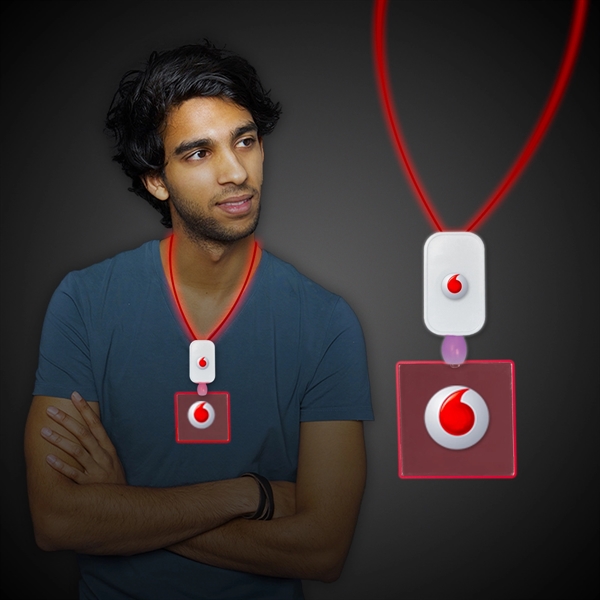 Extra large necklace with an assortment of LED color and your... from ASI 42016 Brighter Promotions Inc