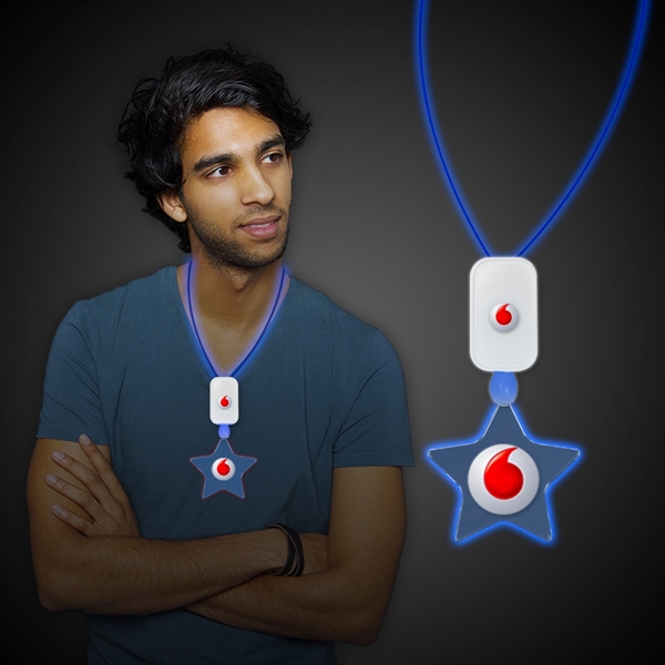 Extra large necklace with an assortment of LED color and your... from ASI 42016 Brighter Promotions Inc