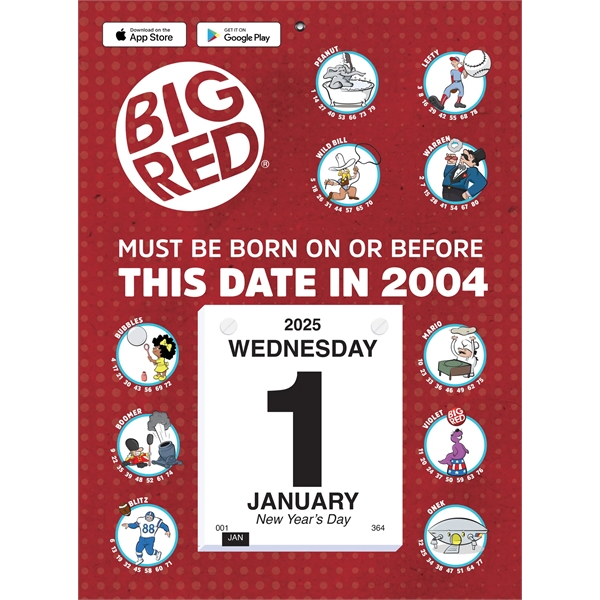 Daily wall calendar with optional 14 month calendar.... from ASI 50873 Drum-Line / Drum-line Inc