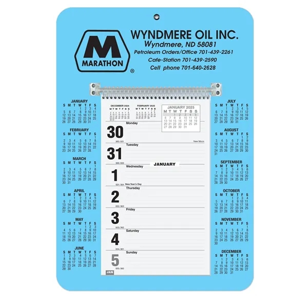 9" x 12 1/4" Full color weekly wall calendar.... from ASI 50873 Drum-Line / Drum-line Inc