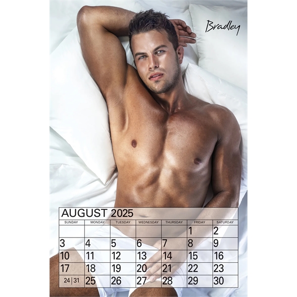 12-month U.S. male pictorial calendar featuring a silver wire and a... from ASI 50873 Drum-Line / Drum-line Inc