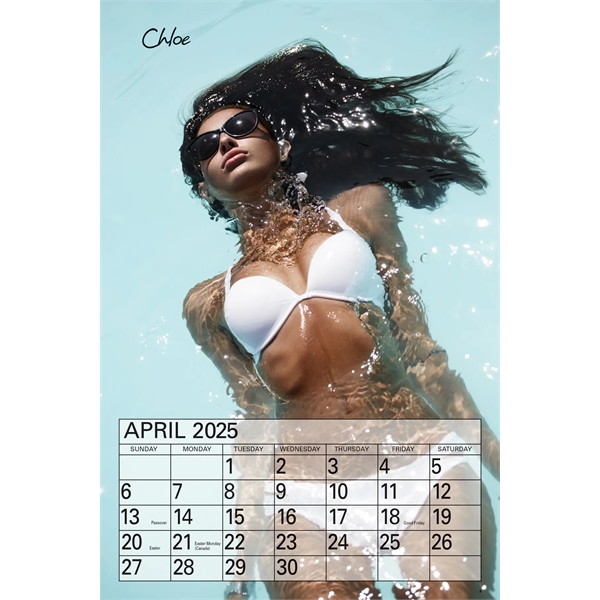 8" x 14" coil bound 12-month wall calendar featuring tasteful photographs... from ASI 50873 Drum-Line / Drum-line Inc