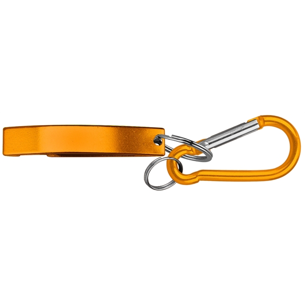 Jumbo size stylish eye shape bottle opener with split key ring... from ASI 74585 Nu Promo International / Nu Promo Line