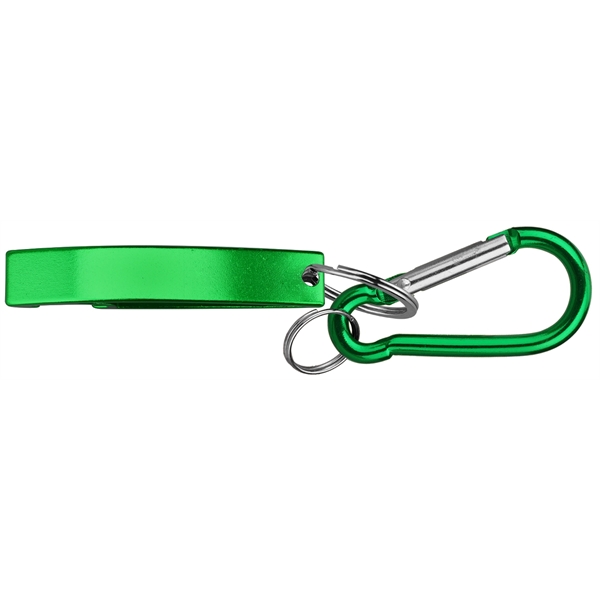 Jumbo size stylish eye shape bottle opener with split key ring... from ASI 74585 Nu Promo International / Nu Promo Line