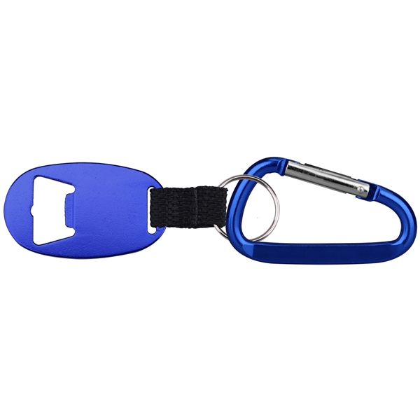 Jumbo size oval shape bottle opener with strap and key chain.... from ASI 74585 Nu Promo International / Nu Promo Line