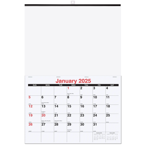 Single image custom monthly wall calendar.... from ASI 50873 Drum-Line / Drum-line Inc