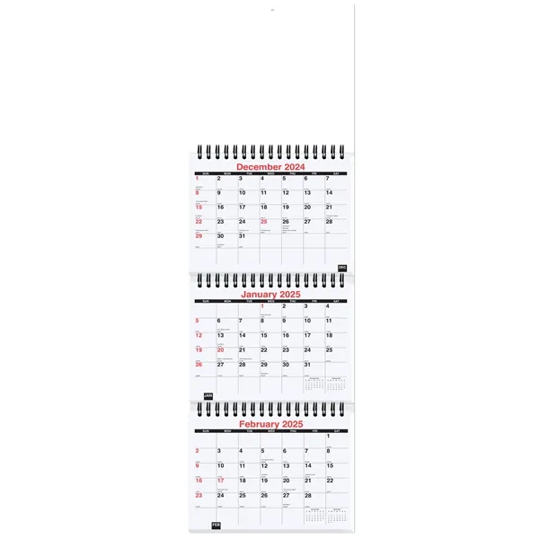Small wall calendar - three months at a glance... from ASI 50873 Drum-Line / Drum-line Inc