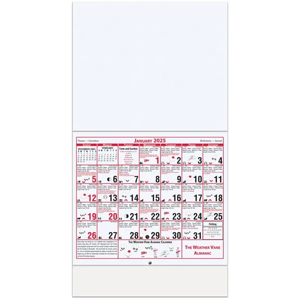 12-month memo pad styled 8 5/8" x 16" (when opened) weathervane... from ASI 50873 Drum-Line / Drum-line Inc