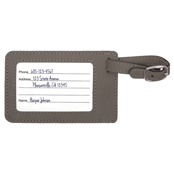 2 3/4" x 4 1/4" x 1/16" luggage tag made of... from ASI 74601 Calico