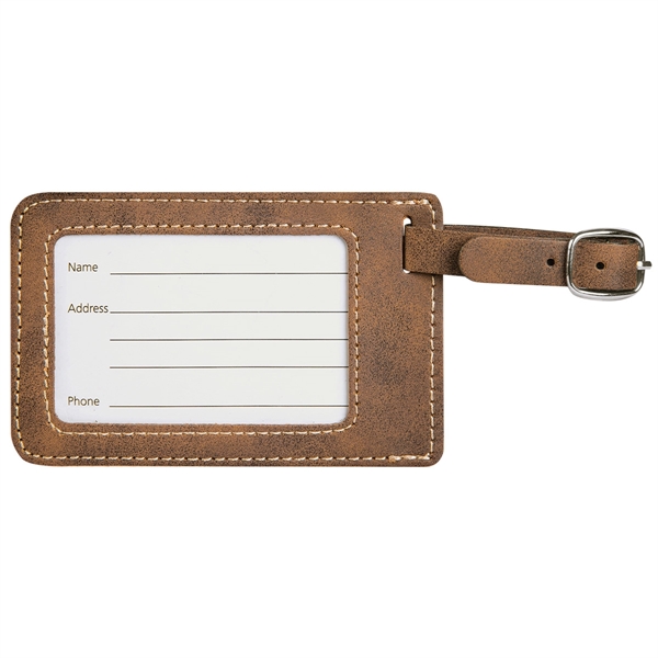 2 3/4" x 4 1/4" x 1/16" luggage tag made of... from ASI 74601 Calico