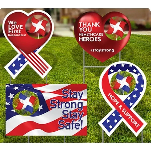 Heart shaped 19.5" high X 21" wide sign includes 7" diameter... from ASI 68207 MAC Specialties Ltd