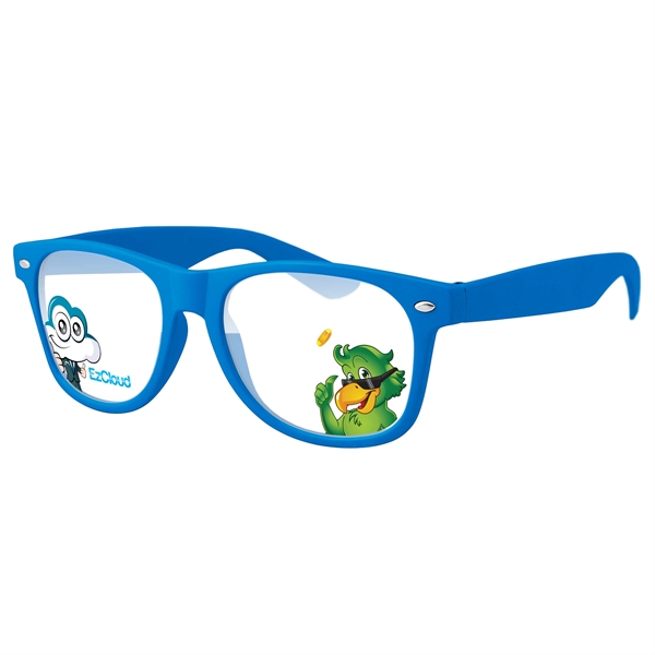 Quality PC Retro sunglasses with clear UV400 impact resistant PC lenses.... from ASI 57371 Eyevertising / Eyevertising®