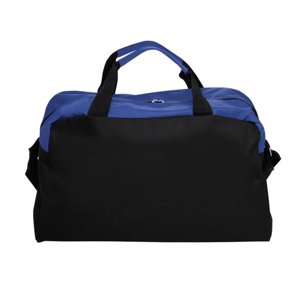 Two tone center court duffel bag plus 1 color silkscreen imprint... from ASI 37218 Athena Promo (tm)