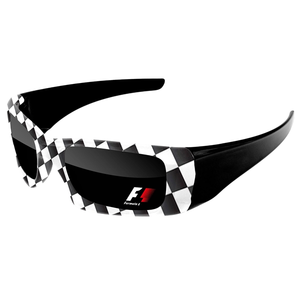 Quality PC Wrap sunglasses with dark UV400 impact resistant PC lenses.... from ASI 57371 Eyevertising / Eyevertising®