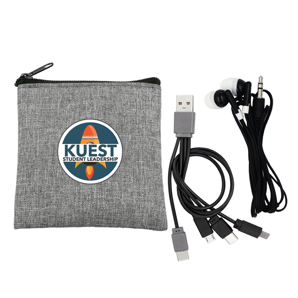 Recycled C to C Ear Bud Set... from ASI 30208 A P Specialties / AP Specialties