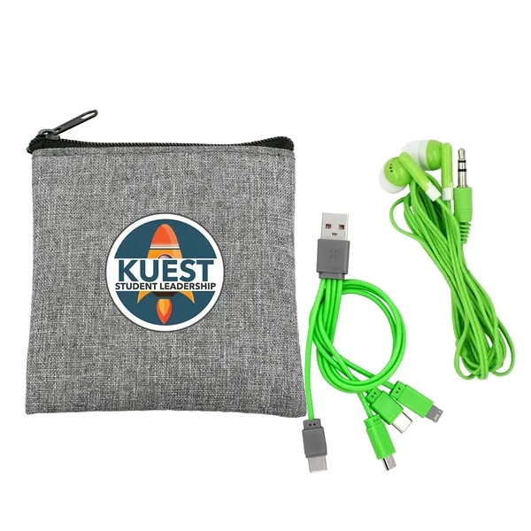 Recycled C to C Ear Bud Set... from ASI 30208 A P Specialties / AP Specialties