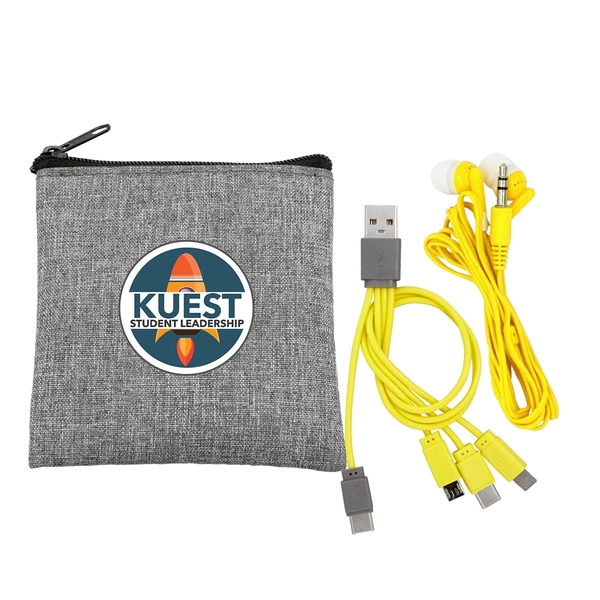 Recycled C to C Ear Bud Set... from ASI 30208 A P Specialties / AP Specialties