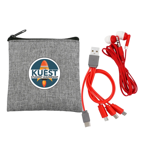 Recycled C to C Ear Bud Set... from ASI 30208 A P Specialties / AP Specialties