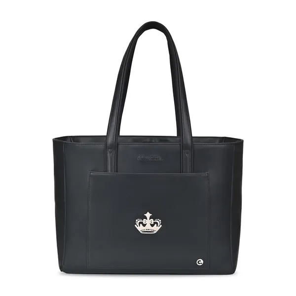 Tote bag made with vegan leather and nylon accents.... from ASI 56070 Gemline / Gemline®